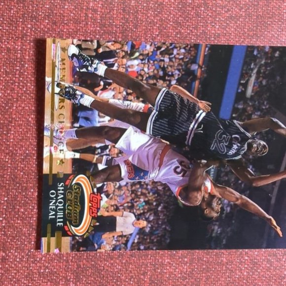 1992-93 Topps Stadium Club Members Choice Shaquille O'Neal Rookie Card #201 RC - Picture 5 of 6